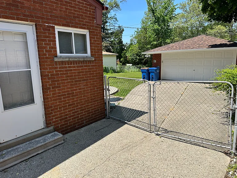 Side Entrance and Garage