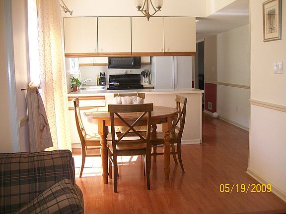 kitchen with sliders to patio