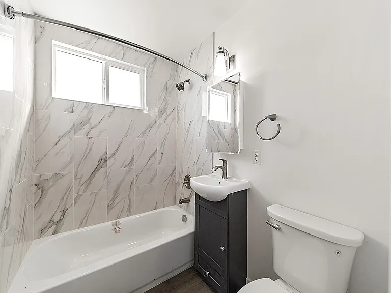 brand new full bath with tub