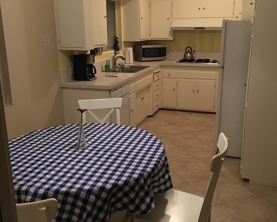 kitchen with dining table