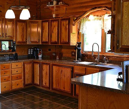 Maple & walnut cabinetry 