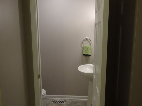 half bath on 1st floor