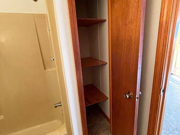 Bathroom pantry closet