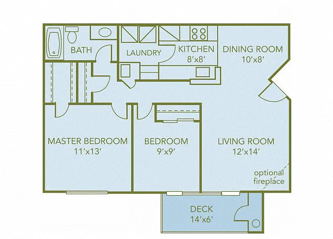 Floor plan Bayfair