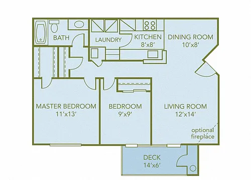 Floor plan Bayfair