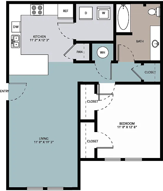 Floor plan 1B