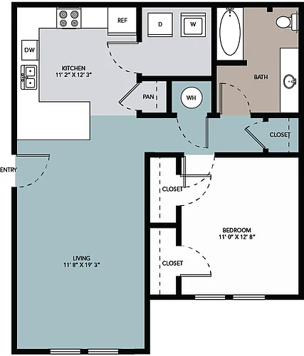 Floor plan 1B