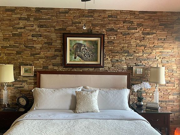 Master BR Rock accent wall 