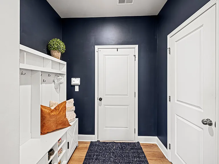 Mudroom off garage