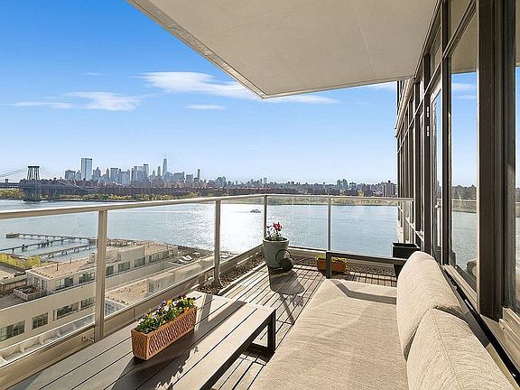 Balcony overlooking East Riv