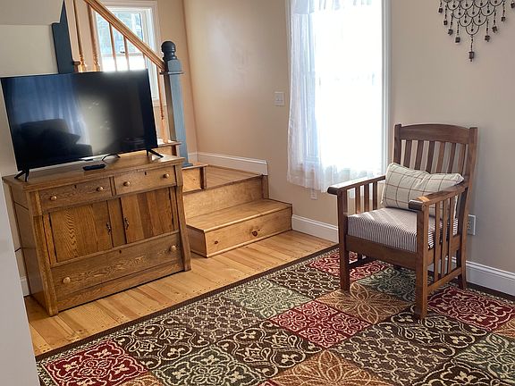 Stairs to bedrooms and bath