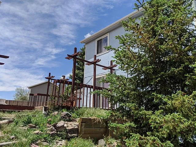 Rear of home