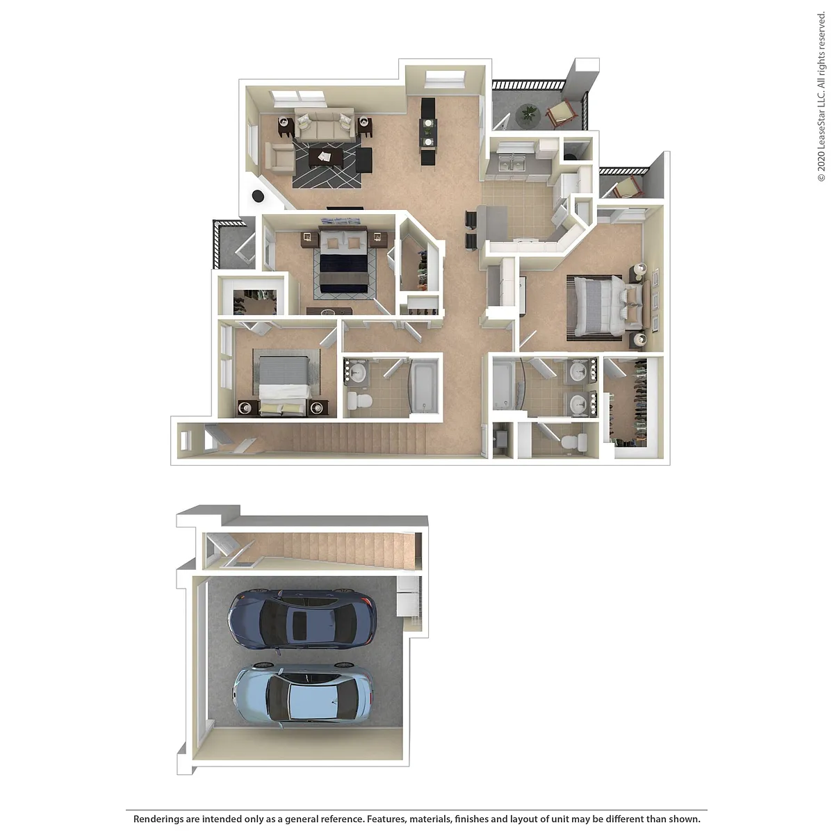 Floor plan Cervinia Upper