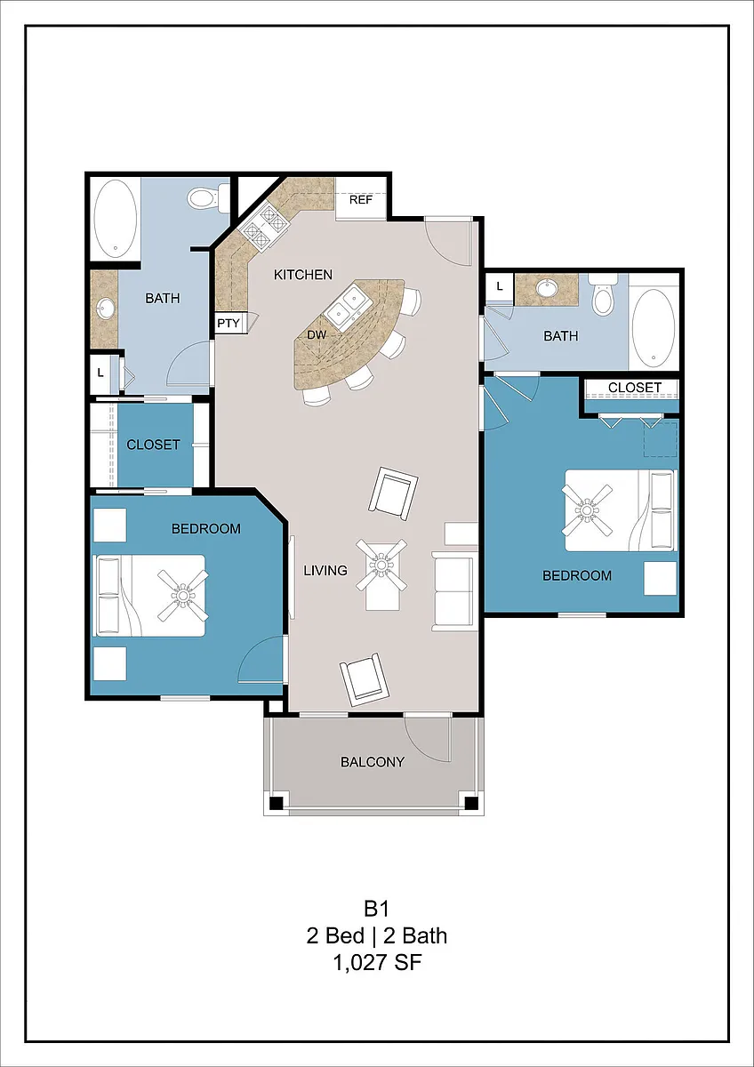 Floor plan B1