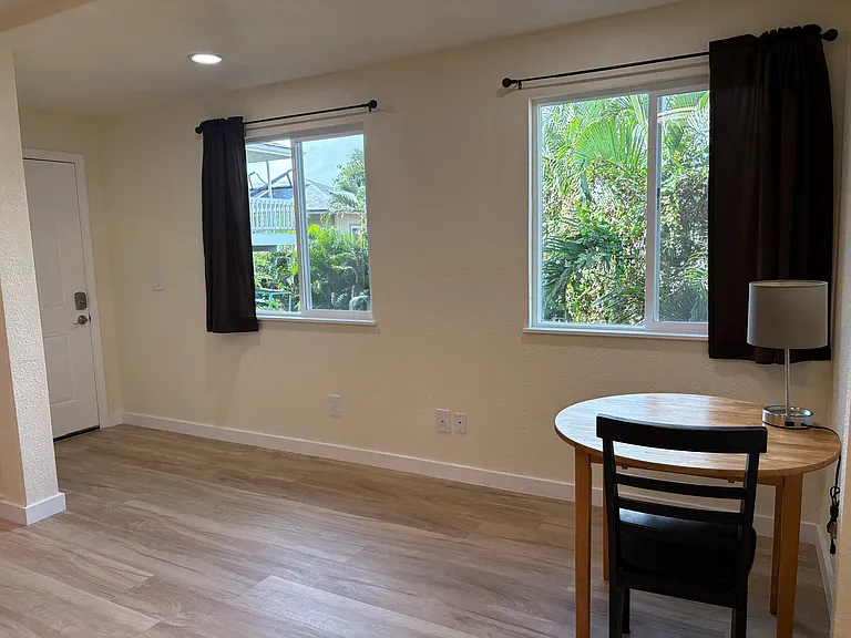 Living/Dining Rm with Front Door on the left