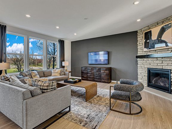 Gathering Room with Fireplace