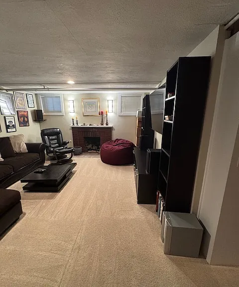 Downstairs living area