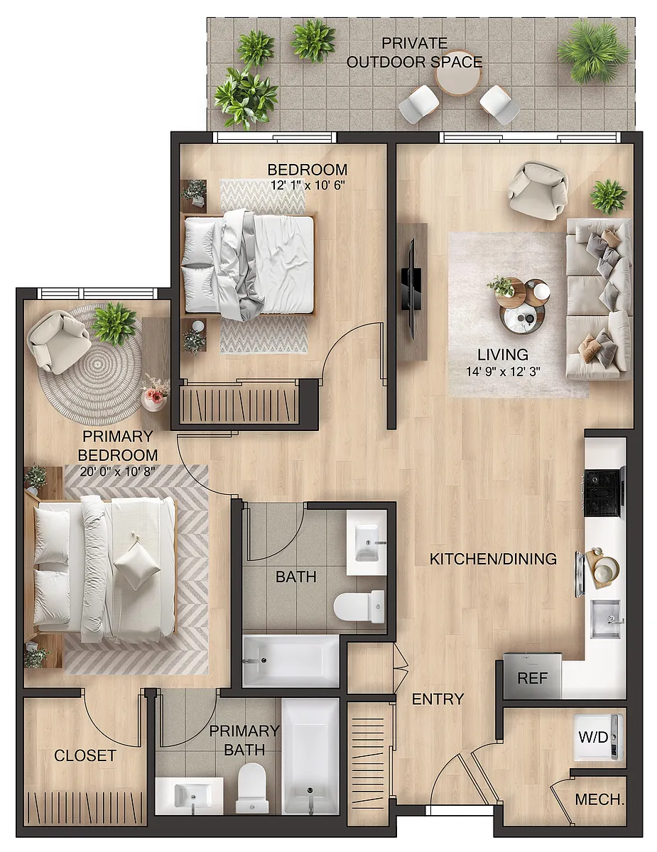 Floor plan B1