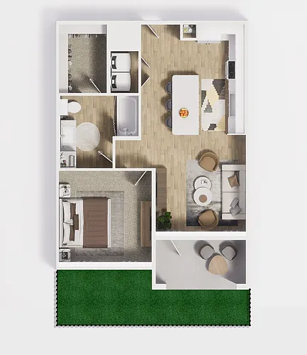 Floor plan A2 Yard