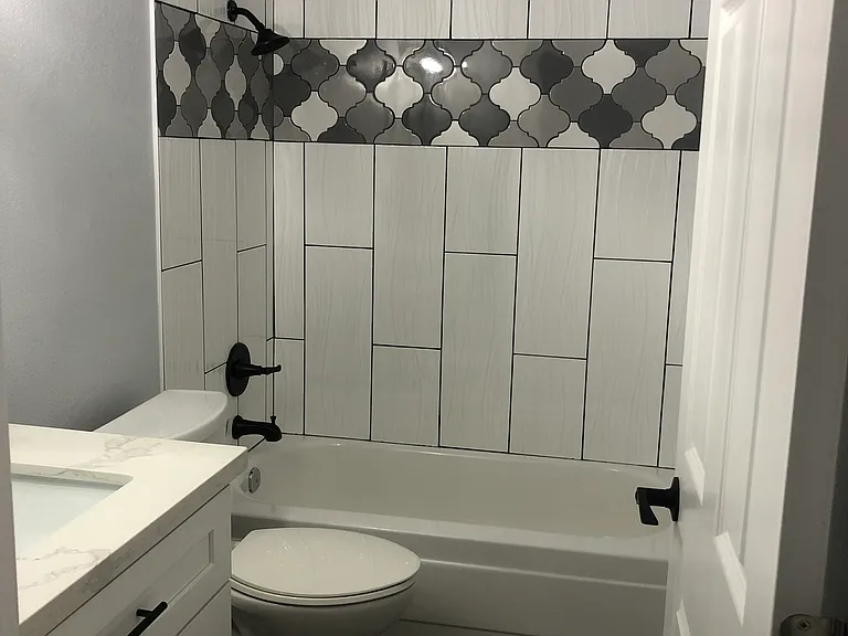 Second bathroom across from 2nd bedroom
