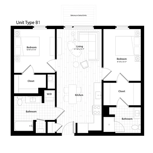 Floor plan B1