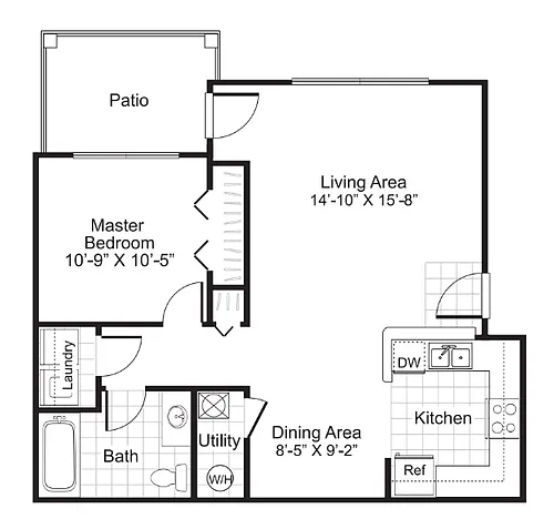 Floor plan A1 Affordable