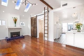 Living room and kitchen