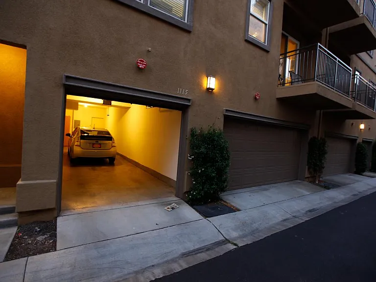2 car attached tandem parking garage