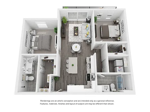 Floor plan 2x2A