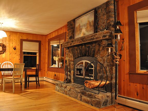 Stone Fireplace