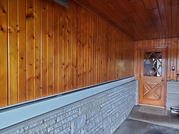 Attached garage interior