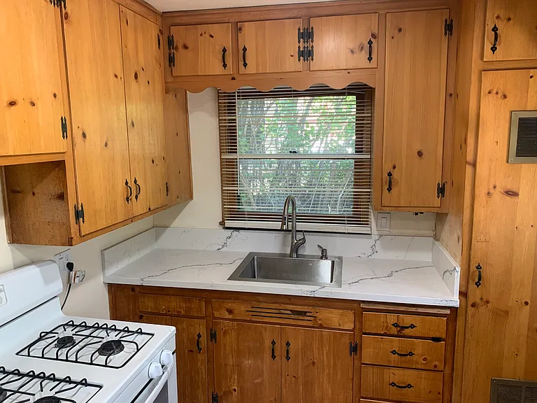 Kitchen with new sink