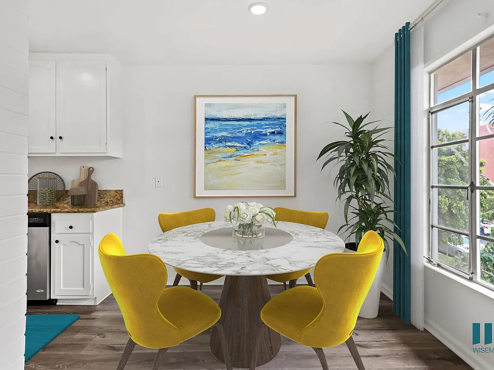 Dining Room with Large Windows