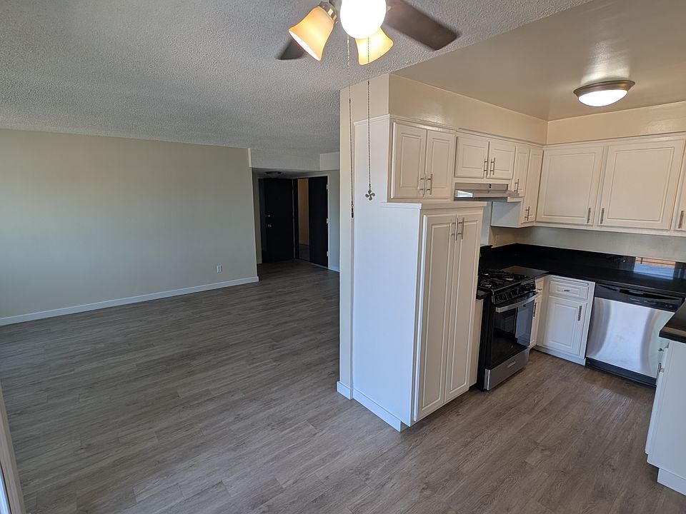 Dining, kitchen, and living