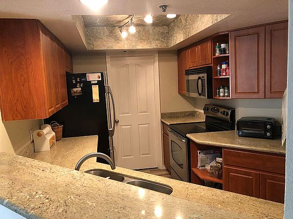 View of kitchen.