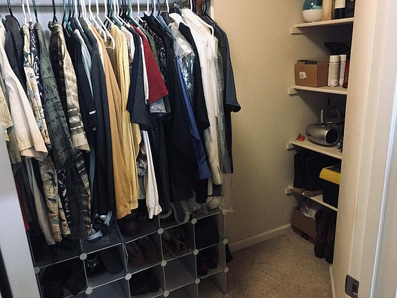 Master walk in closet