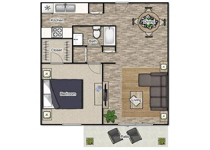 Floor plan The Huntley
