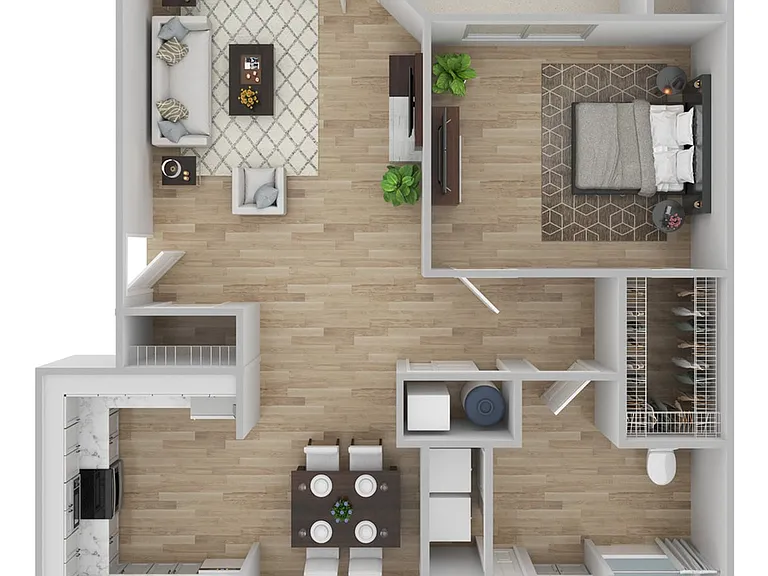 1 Bedroom | 1 Bath | 842 SF 1 Bedroom | 1 Bath | 842 SF
