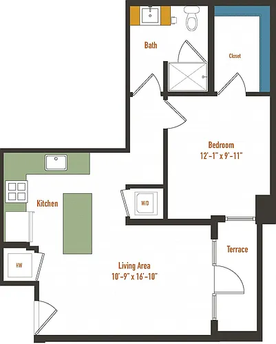Floor plan 1I