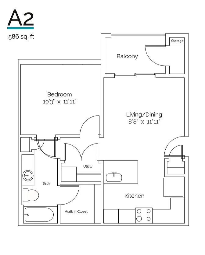 Floor plan A2
