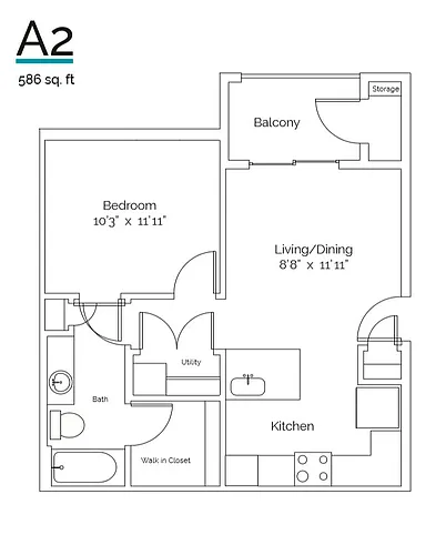 Floor plan A2