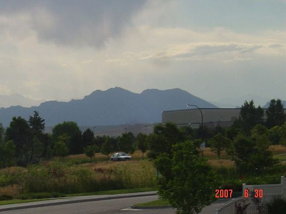 Mountain view from the window