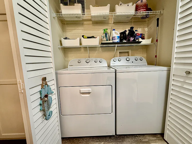 Washer and dryer included