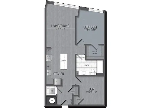 Floor plan M.1D1/den