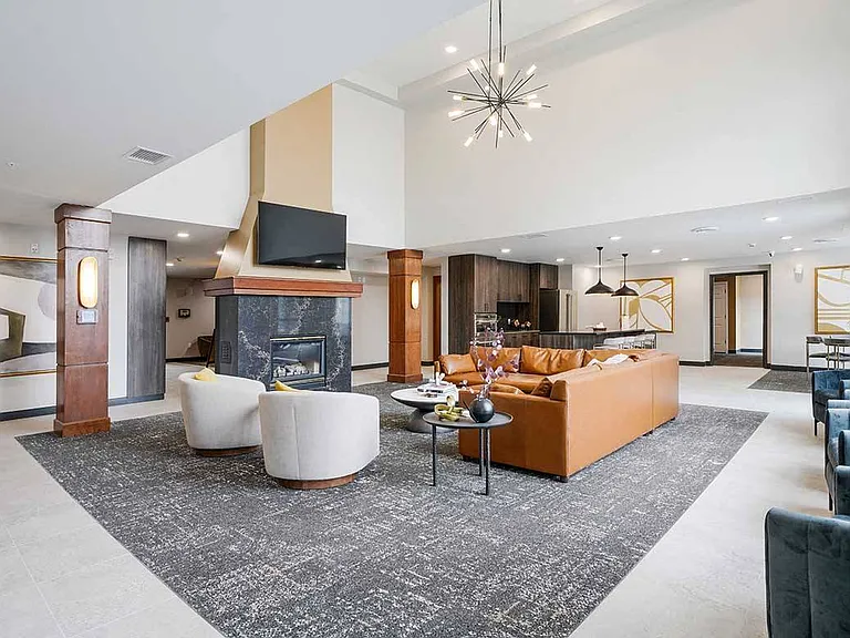 We have a great community room with a kitchen and big screen TV for all our residents to use.