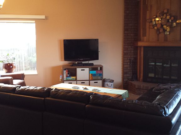 Spacious family room.