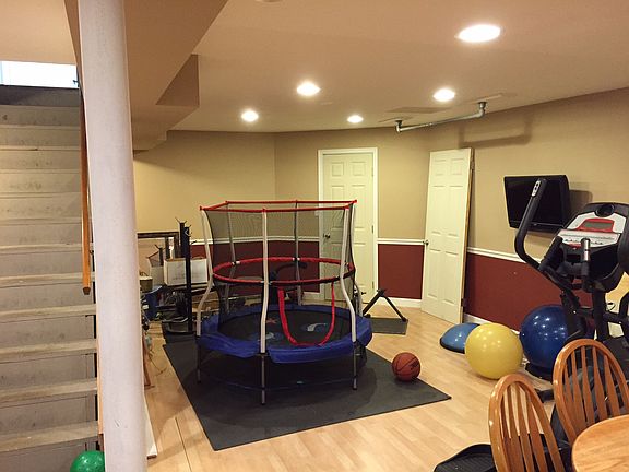 Basement; Play/Workout Area