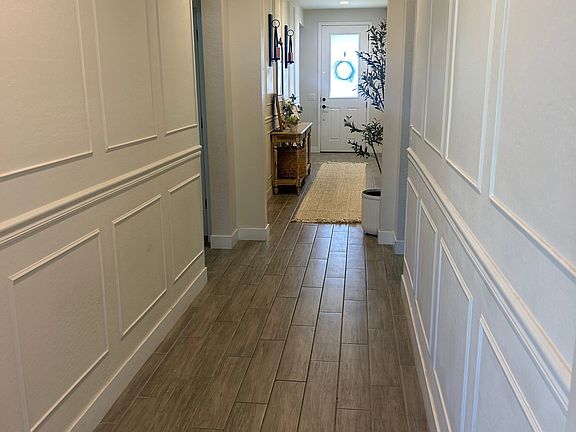 Entryway: Custom Board-and-Batten Accent Wall