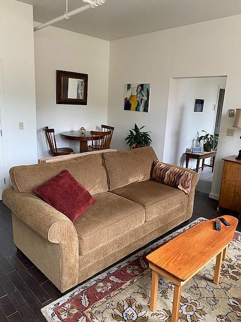 Living room and dining nook