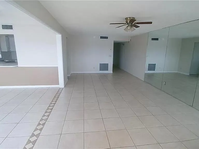 Living Room with glass wall